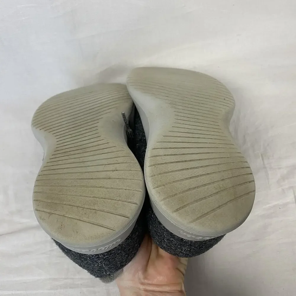Allbirds Shoes Womens Size 10 Charcoal Gray Wool Runners Merino Lace Up Sneakers